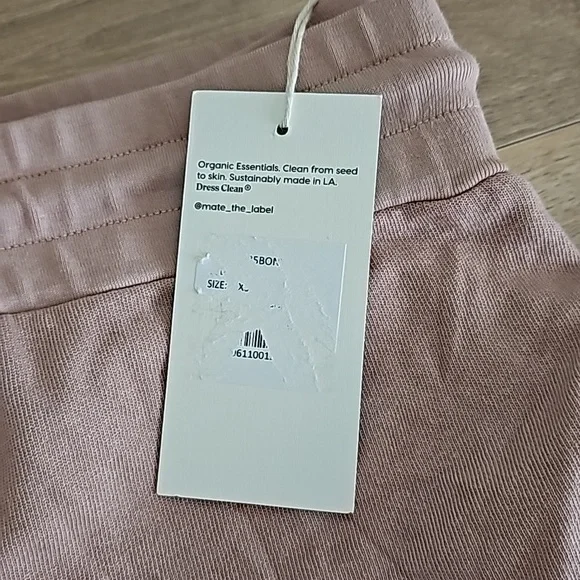 NWT'S MATE The Label Terry Classic Joggers - Picture 4 of 9